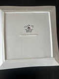Square Rim Plate Platter White  x 27cm x 27cm x 3cm Triple A Fine Porcelain M335