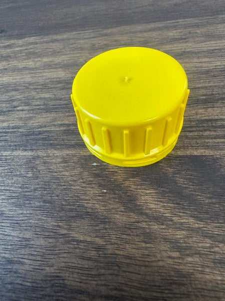 Yellow plastic cap 38mm dorony 