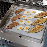 E7FTGDCS00-700XP Gas Griddle Plate with Smooth Polished Chrome Plate 400mm-CODE: 371037