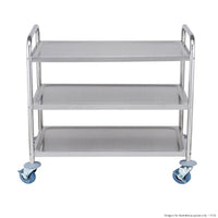 YC-103 Stainless Steel trolley with 3 shelves