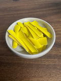 Supa YELLOW Gelato Paper Spoons 9.6cm Box 500 Spoons Coloured 7066