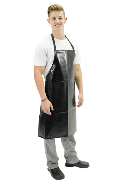 pvc heavy duty dishwasher apron black