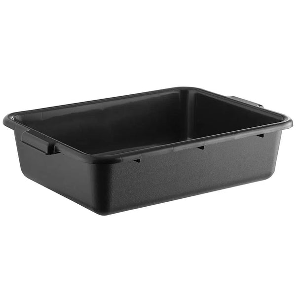 Busboy Kitchen Bar Tote Bucket Black 5" Deep 550 X 390 X 125mm PP