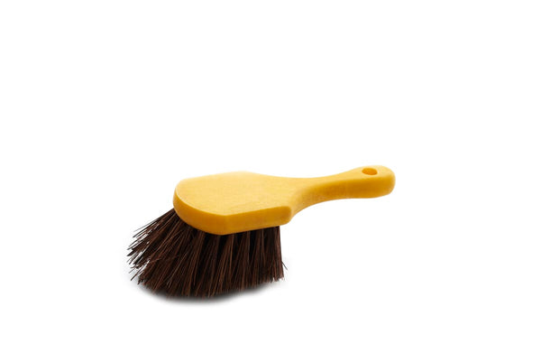 yellow wok brush 50cm plastic handle 