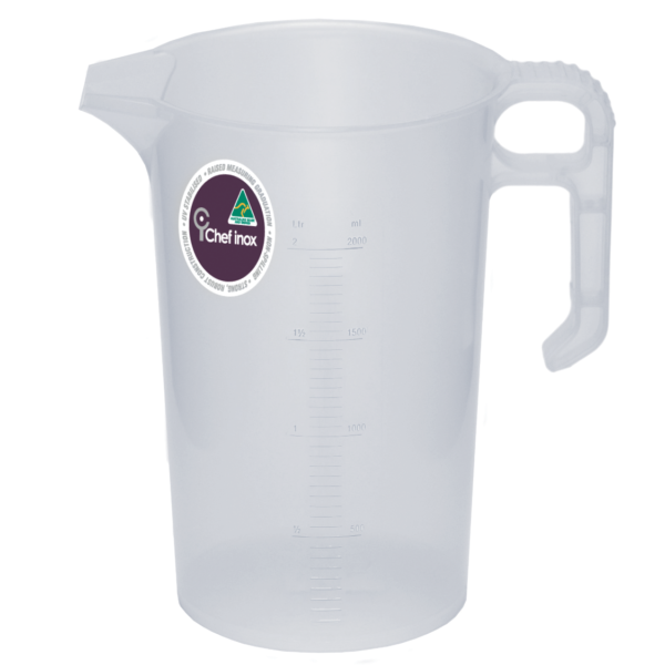 measuring jug clear pp plastic grduated scale