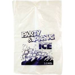 Ice Bag 3.5kg 47cm x 30m Box 100 Bags HDPE Natural HICE