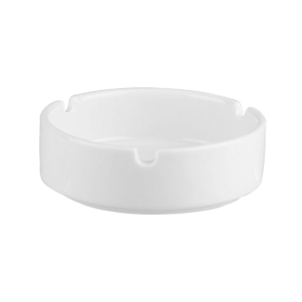 Ashtray 8cm x2.5cm Ceramic White Cigarette Butt Ashtrays 319b