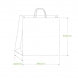 Biopak Jumbo Twist Handle Paper Bag Bx 150 Bags  BAG-TA-T-JUMBO