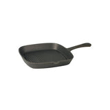 Square Skillet Fry Pan - Ribbed Cast Iron 23cm x 23cm