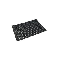 black anti slip anti fatigue mat 600 x 900mm 