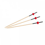 rio red and black food and drink bamboo wood skewers 12cm 