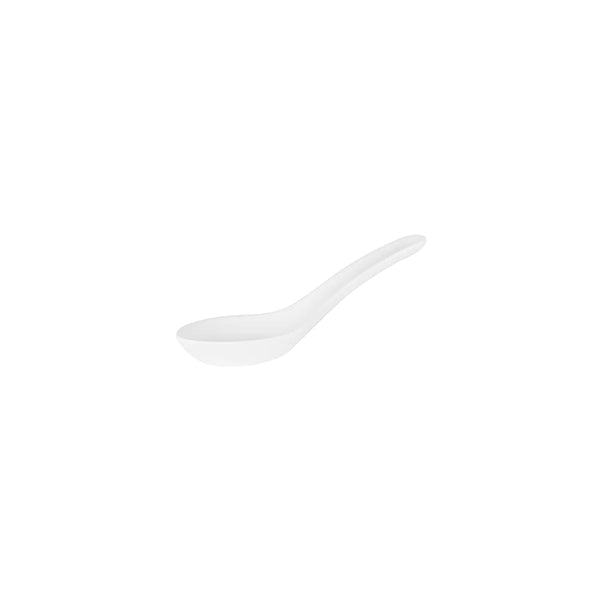 Chinese Soup Spoon White Melamine 13.5cm