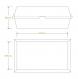 Large Brown Kraft Snack box Pack 100
