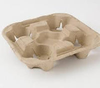 Drink Carry Tray Holder  4 Cup Egg Board Coffee Pack 50