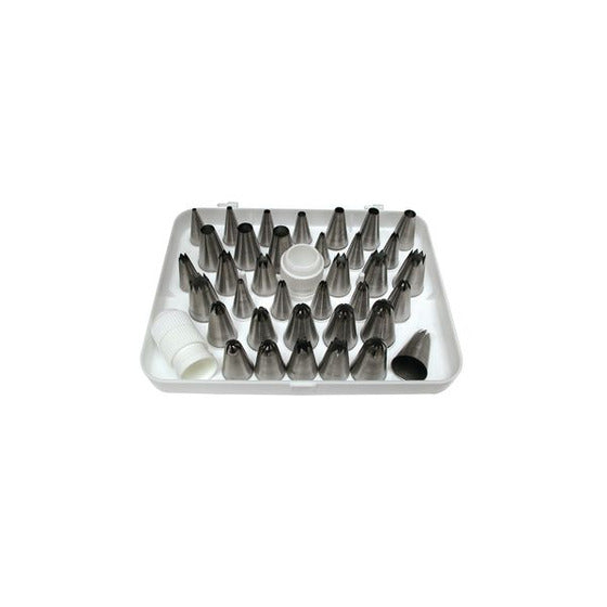 Pastry Tube Complete Set 36 Piece Assorted 18/10 Stainless Steel