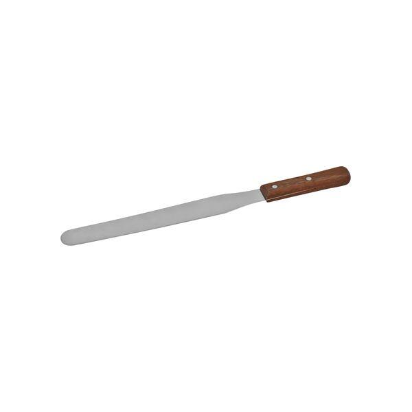 Spatula Flat Stainless Steel Wood Handle 30cm