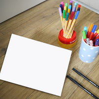 Notepad Plain White Paper Pad 6 x 4 inch Box of 150 Pads