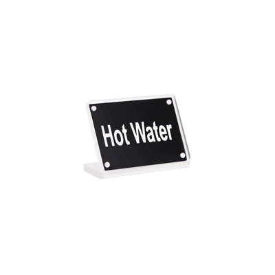 Buffet Sign Acrylic with Magnet Plate- Hot Water
