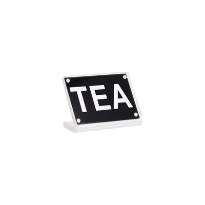 Buffet Sign Acrylic with Magnet Plate- Tea