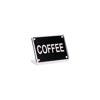 Buffet Sign Acrylic with Magnet Plate- Coffee