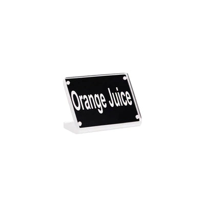 Buffet Sign Acrylic with Magnet Plate- Orange Juice