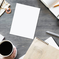 Notepad Plain White Paper Pad 6 x 4 inch Box of 150 Pads