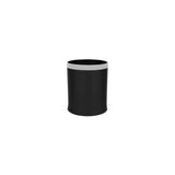 Noble & Price Round Black Bin w/SS Frame 9.8lt, 235x275mm