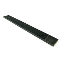 black rubber spillage drink mats rectangle 