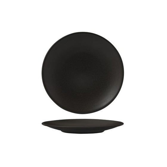 Tapas Round Coupe Charcoal Plate Zuma 18cm 90961