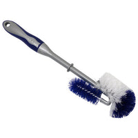 Deluxe Toilet Tidy and Rim Brush Set