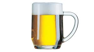 Glass Beer Mug With Handle Bock  Haworth 570ml/ 20oz Arcoroc 13192 14