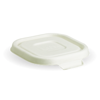 Biopak White Biocane Takeaway Lid Suits 280ml,480ml and 630ml