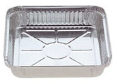 Foil Square Containers Medium 7223 1500ml Bx 200 Takeaway
