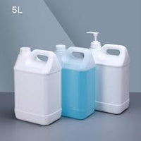 Jerry Can Drum 5lt With Tamper Cap Natural Plastic Water / Chemical Storage
