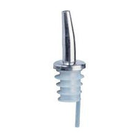 Speed Bottle Pourer 18/10 Steel With White Rubber Ghidini