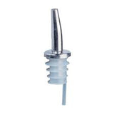 Speed Bottle Pourer 18/10 Steel With White Rubber Ghidini