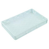 Plastic Confectionery Tray Vented 712 X 448 X 95mm -29 Litre White