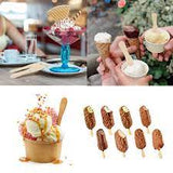 Wooden Paddle Stick / Stirrer Ice Cream  94mm Box 10,000 Wood Sticks