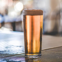Crown Senator Beer Glass (Certified, Fully Tempered, Nucleated Base) Various Sizes