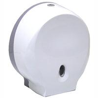 Jumbo Toilet Roll Dispenser Plastic Single Plastic White JRDW