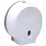 Jumbo Toilet Roll Dispenser Plastic Single Plastic White JRDW