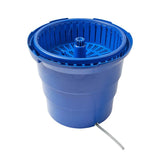 Commercial Salad & Fruit Spinner With Handle 20 Litre Blue Heavy Duty