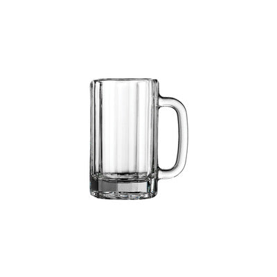 Glass Beer Mug Panel Tarro Cervecero 475ml LC5600