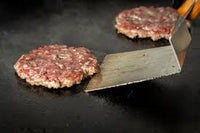Grill Scraper / Burger Turner Stainless Steel With Wooden Handle 7cm x 12cm 3022