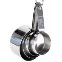 Measuring Cup Set Stainless Steel 4 Pce 60-250ml