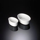 Oval Deep Baker Porcelain 175mm x 125mm x 55mm