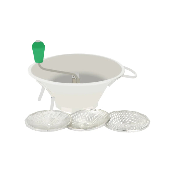 310mm paderno food mill mouli with 3 blades