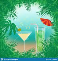 Palm Tree Swizzle Drink Sticks