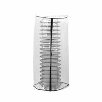 pizza tray cover with zip suits 18 tier rack