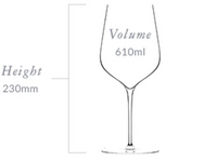 Plumm Three No.1 Universal Crystal Wine Glass 610ml